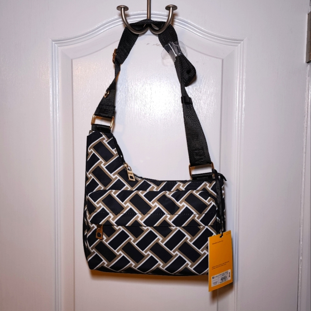 Diane Von Furstenburg For Target Vintage Weave Neutral Utility Crossbody Bag